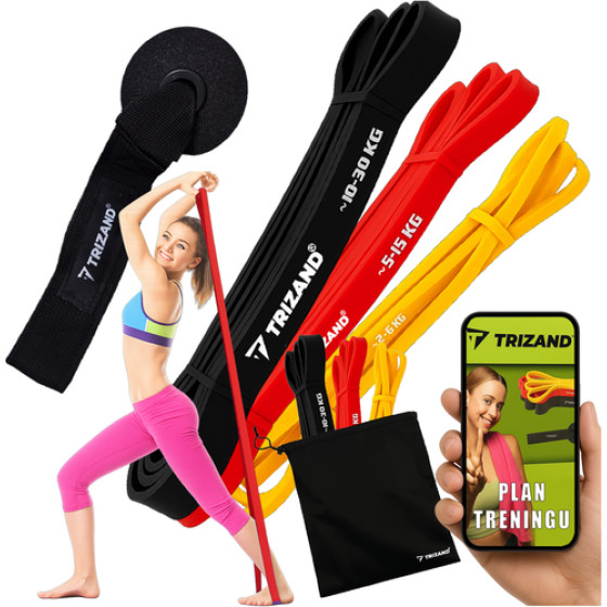 Trizand Set Of Exercise Bands - 3 pcs. 25879 - (18245-0)