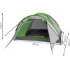 Trizand Tourist Tent 2-4 Persons Nevada 23483 - (17638-0)