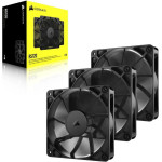 Corsair Case Fan RS120 120mm Pwm 3-Pack Black - (CO-9050189-WW)