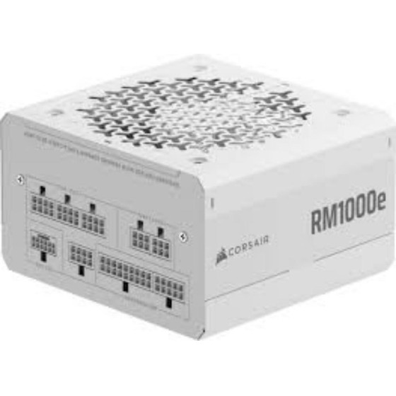 Corsair ����������� RM1000e Fully Modular Low-Noise 80 Plus Gold 1000W White - (CP-9020294-EU)
