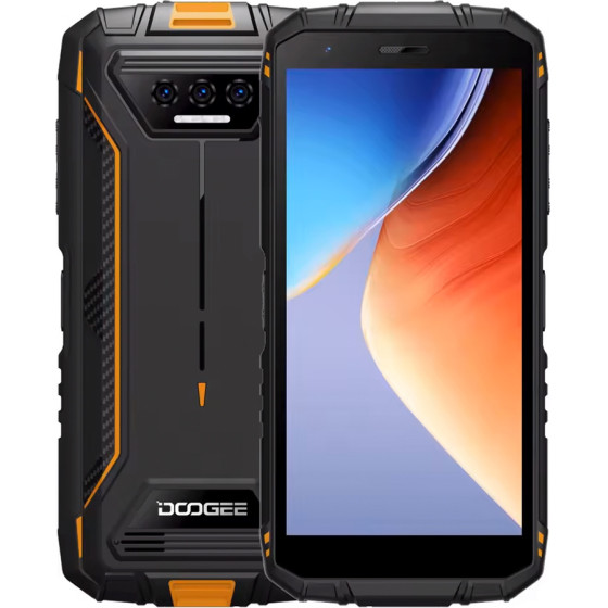 Doogee Smartphone S41T, 5.5'', 4/64GB, 6300mAh, IP68/IP69K, ��������� - (S41T-OR)