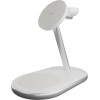 Puro Mag Station Qi2 3-in-1 Wireless Charger Compatible With Magsafe - White - (PUFCCSQIMAG6AWWHI)
