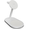 Puro Mag Station Qi2 3-in-1 Wireless Charger Compatible With Magsafe - White - (PUFCCSQIMAG6AWWHI)
