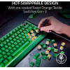 Razer Blackwidow V4 75% Phantom Ed. - Mechanical - Rgb - Hot-Swappable - Orange Tactile Switches - (RZ03-05003300-R3M1)