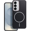 Frame Mag Cover Case Compatible With Magsafe For Samsung A07 Black OEM