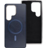 Gentleman Mag Cover Case Compatible With Magsafe For Samsung A07 Navy Blue OEM