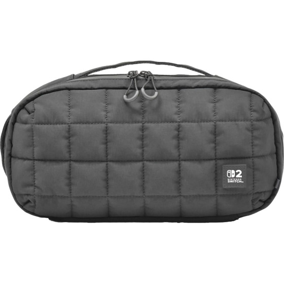 Hori (NSX-019E) Puff Pouch (BLACK) For Switch 2 / Switch / Switch OLED