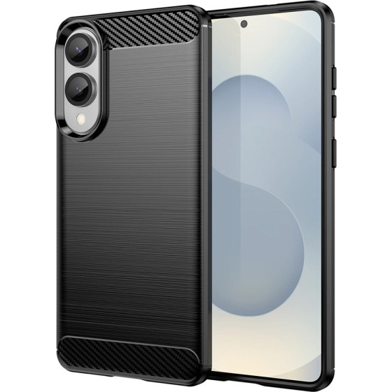 Powertech ���� Carbon ��� Samsung S25 Edge, ����� - (MOB-2009)