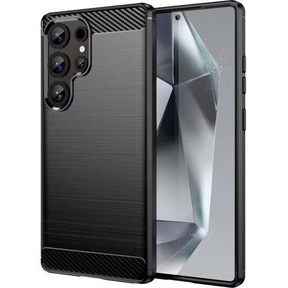 Powertech ���� Carbon ��� Samsung S25 Ultra, ����� - (MOB-2010)