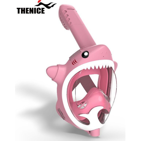 Thenice KF-6 ������� ����� �������� ��������� �� ����������� Full Face Snorkel Mask (XS) Pink - (04348)