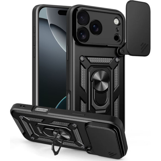 Techsuit - Camshield Series - Iphone 17 Pro Max - Black