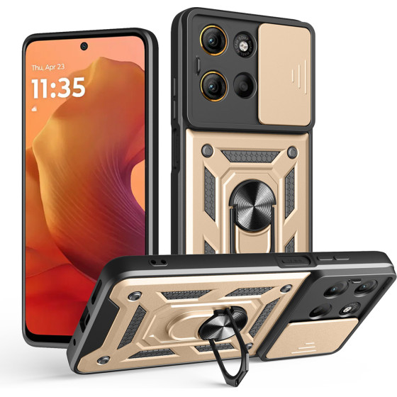 Techsuit - Camshield Series - Motorola Moto G15 / G15 Power - Gold