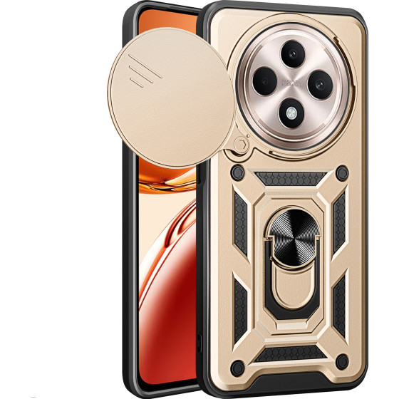 Techsuit - Camshield Series - Oppo Reno12 F 4G / Reno12 F 5G / Reno12 Fs 4G / Reno12 Fs 5G - Gold