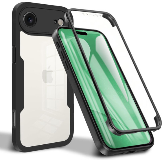 Techsuit - Colorverse 360 Series + Screen Protector - Iphone 17 Air - Black