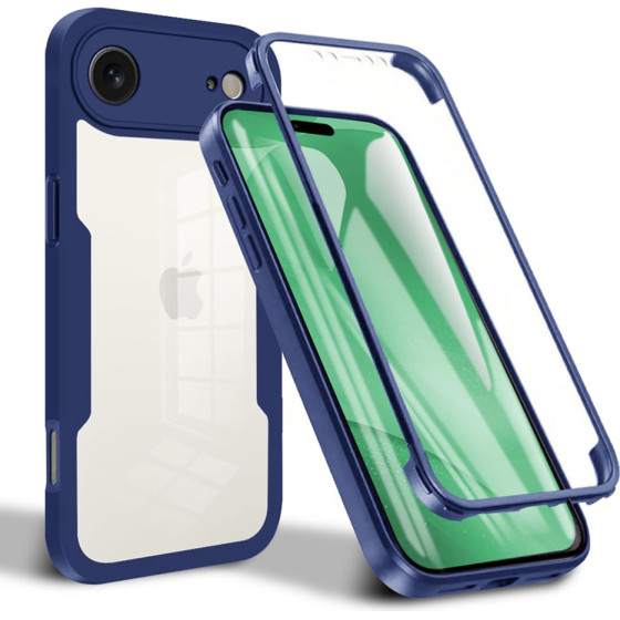 Techsuit - Colorverse 360 Series + Screen Protector - Iphone 17 Air - Blue