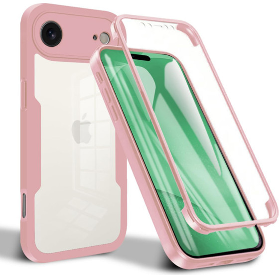 Techsuit - Colorverse 360 Series + Screen Protector - Iphone 17 Air - Pink