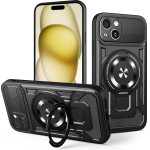 Techsuit - Ruggedcam - Iphone 15 - Black