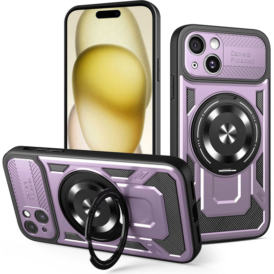 Techsuit - Ruggedcam - Iphone 15 Plus - Purple