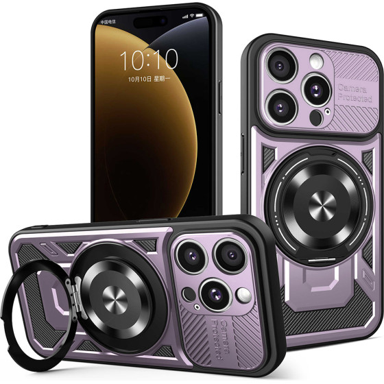 Techsuit - Ruggedcam - Iphone 15 Pro - Purple