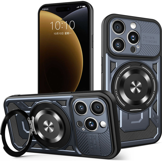 Techsuit - Ruggedcam - Iphone 15 Pro Max - Blue