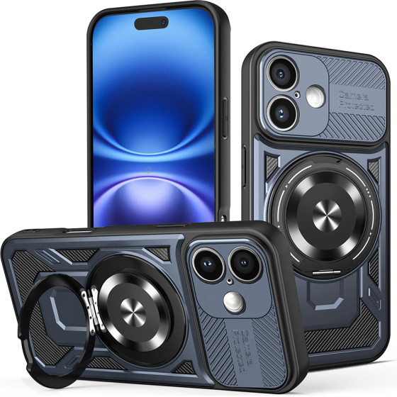 Techsuit - Ruggedcam - Iphone 16 - Blue