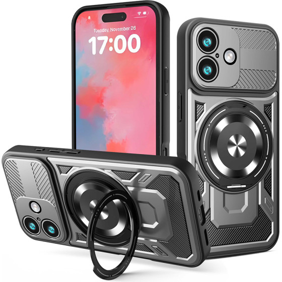 Techsuit - Ruggedcam - Iphone 17 - Gray