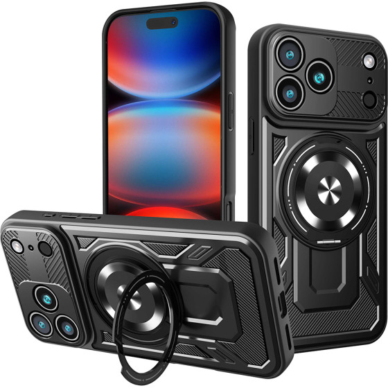 Techsuit - Ruggedcam - Iphone 17 Pro Max - Black