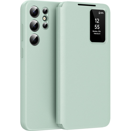 Techsuit - Smartview Series - Samsung Galaxy S23 Ultra - Green