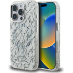 Karl Lagerfeld Case Iml Karl Script Pattern Magsafe For Iphone 16 Pro Max White - (KLHMP16XHMSPUSH)