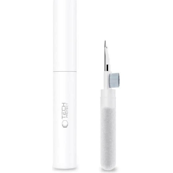 Tech-Protect CS02 3-in-1 Headphone Cleaning Kit - White - (27825-0)