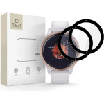 Tech-Protect Glass Flex+ 2-Pack Hybrid Glass For Garmin Venu 2S - Black - (28069-0)