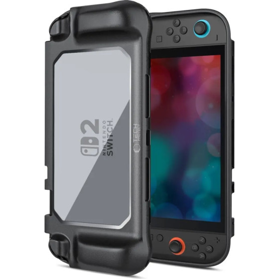 Tech-Protect Magmat Case For Nintendo Switch 2 - Black And Transparent - (27841-0)