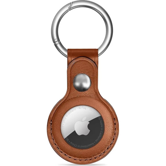 Tech-Protect Naturalfit Case For Apple Airtag 1/2 - Brown - (28084-0)