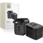 Tech-Protect TA200 Eu / Uk / Us / Au Adapter - Black - (28177-0)