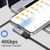 Tech-Protect Ultraboost AA01 USB-C Angled Adapter - Gray - (27780-0)