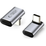 Tech-Protect Ultraboost AA02 USB-C Angled Adapter - Gray - (27781-0)
