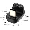Tech-Protect Ultraboost AA04 USB-C Angled Adapter - Black - (27783-0)