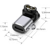 Tech-Protect Ultraboost USB-C Angle Adapter For Garmin Watch - Gray - (28173-0)