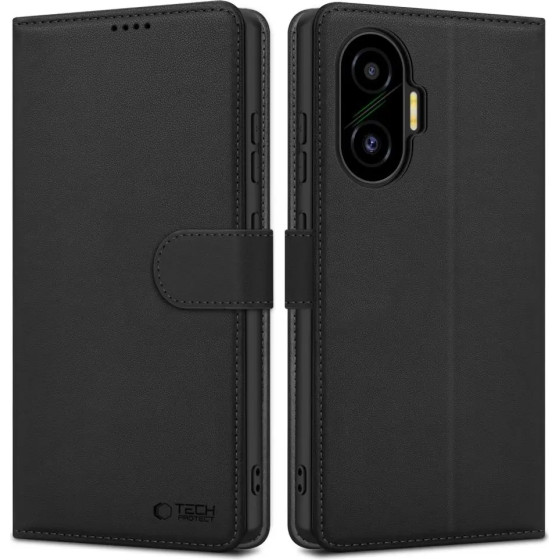 Tech-Protect Wallet Case For Xiaomi Poco F7 5G - Black - (28176-0)