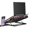 Hoco Laptop Cooler ����� Rgb �� ������������ 2200RPm ��� Stand ������� ��� �������� ����������� ��� 19'' - (DH20)