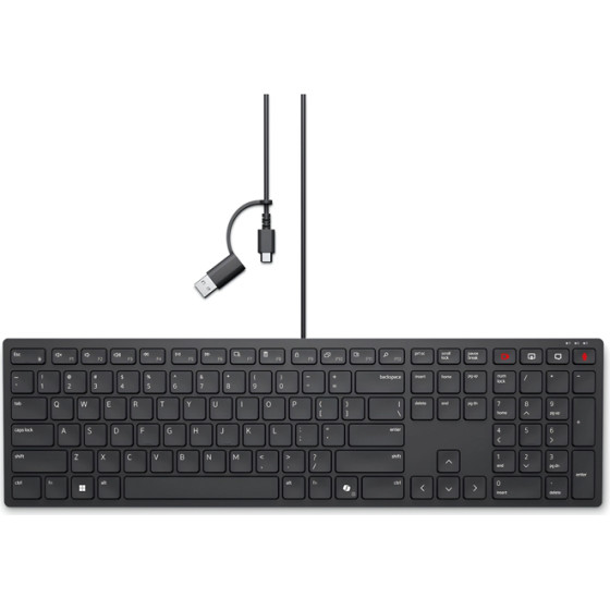 Dell Pro Wired Collaboration Keyboard KB525C - Greek - (580-BBSR)
