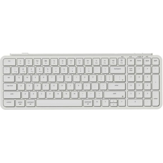 Keychron B2 Pro Ultraslim Mini Wireless Bt Keyboard Zmk Online Customize White 96% Us Lay - (B2P-K8)
