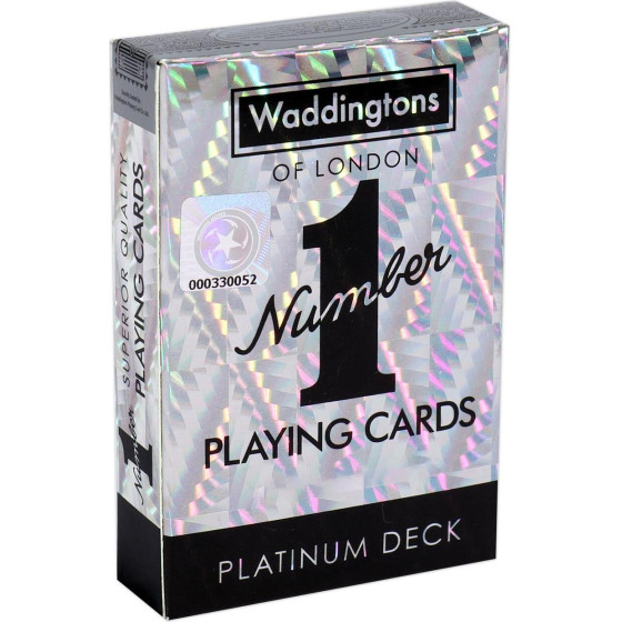 Winning Moves: Waddingtons No.1 - Platinum Playing Cards (35521)