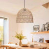 GloboStar Cestino Boho �������� ��������� ������ �������� 1 x E27 Ac 220-240V IP20 ���� - �30 x �30 x �25cm - (204-0178)