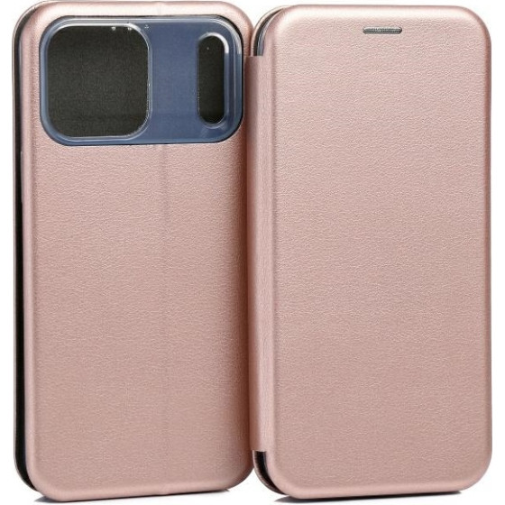 Beline Case Book Magnetic For Iphone 17 Pro Max Rose gold