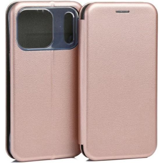Beline Case Book Magnetic For Iphone 17 Pro Rose gold