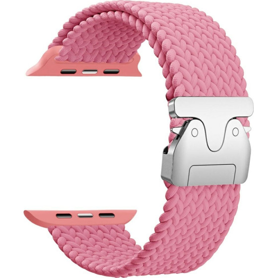 Beline Woven Nylon Parachute Strap For Apple Watch 42/44/45/49mm Pink
