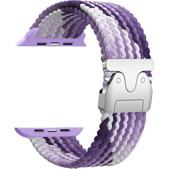 Beline Woven Nylon Parachute Strap For Apple Watch 42/44/45/49mm Purple