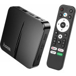 Hoco Tv Box 4K Uhd 60FPs �� Wifi RJ45 4GB Ram + 64GB Rom v5.0 Android12 - (DQ09 Barco)