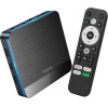 Hoco Tv Box 4K Uhd 60FPs �� Wifi RJ45 4GB Ram + 64GB Rom v5.0 Android9 - (DQ07 Primo)